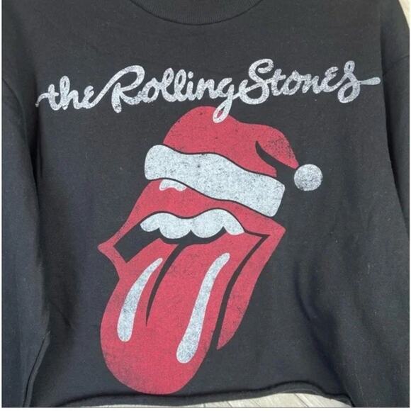 The Rolling Stones Holiday Santa Hat Sweatshirt, Size XXL, EUC - Picture 5 of 11